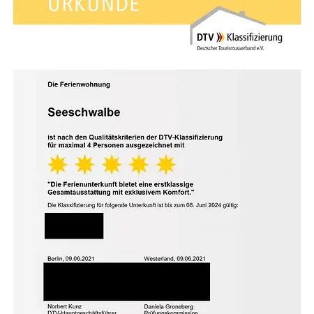 Witthüs - Domizil Seeschwalbe - Exklusiv, Strand- Und Zentrumsnah *